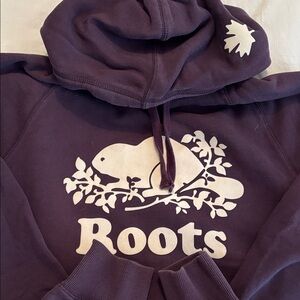 Roots Purple Kanga Fleece Hoodie